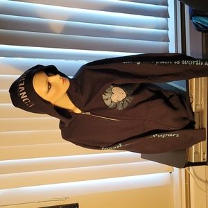 Converge zip up hoodie